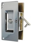 Pocket Door Privacy Latch Edge Detail Polished Chrome