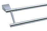 Gatco Bleu 24" (610mm) Double Towel Bar (Polished Chrome)