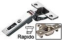 Salice 120&deg; Hinge - EACH (Full Overlay, Self-Closing, Rapido Mount)