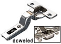 Salice 110&deg; Hinge - EACH (Inset, Self-Closing, Doweled)