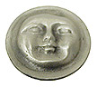 Anne at Home 1-1/4" (32mm) Moon Face Cabinet Knob (Satin Pewter)