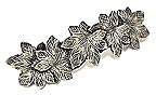 Anne at Home 3" (76mm) Center-to-Center Maple Leaf Cabinet Pull (Pewter Matte)