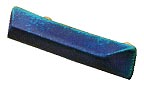 Artisan Pulls 3" (76mm) Center-to-Center Cabinet Pull - Polished Brass (Azurite Blue/Green)