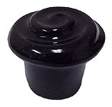 Artisan Sorbet Swirl 1-1/8" (29mm) Cabinet Knob (Licorice)