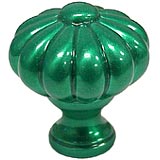 Artisan Knobs 1-1/4" (32mm) Flower Cabinet Knob (Green)