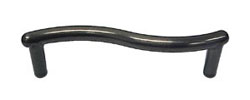 Artisan Knobs 3-3/4" (96mm) Center-to-Center Wavy Cabinet Pull (Smoke)