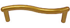 Artisan Knobs 5" (128mm) Center-to-Center Wavy Cabinet Pull (Gold)