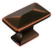 Hickory Hardware Bungalow 1-1/4" (32mm). Cabinet Knob (Oil Rubbed Bronze Highlighted)