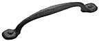 Hickory Hardware Refined Rustic 8" (203mm) Center-to-Center Appliance Pull (Black Iron)