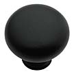 Hickory Hardware Modus 1-1/4" (32mm) Cabinet Knob (Matte Black)