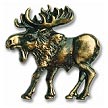 Buck Snort Lodge 2-1/8" (54mm) Moose Cabinet Knob - Left