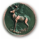 Buck Snort Lodge 2" (51mm) Elk Cabinet Knob