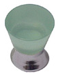 Cal Crystal Athens 1" (25mm) Cabinet Knob (Light Green/Polished Chrome)