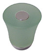 Cal Crystal Athens 1-3/16" (30mm) Cabinet Knob (Light Green/Polished Chrome)