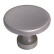 Colonial Bronze 1-1/4" (32mm) Solid Brass Cabinet Knob (Matte Satin Chrome)
