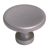 Colonial Bronze 1-1/4" (32mm) Solid Brass Cabinet Knob (Matte Satin Chrome)