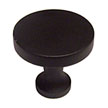 Colonial Bronze 3/4" (19mm) Solid Brass Mini Cabinet Knob (Matte Satin Black)