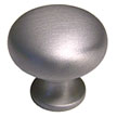 Colonial Bronze 1-1/4" (32mm) Solid Brass Cabinet Knob (Matte Satin Chrome)