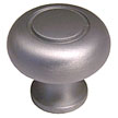Colonial Bronze 1-1/4" (32mm) Solid Brass Cabinet Knob (Matte Satin Chrome)