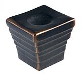 DuVerre 1" (25mm) Forged 2 Cube Cabinet Knob (Oil Rubbed Bronze)