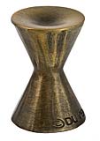DuVerre 5/8" (16mm) Forged 2 Small Round Cabinet Knob (Antique Brass)