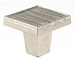 DuVerre 1-1/4" (32mm) Forged 3 Square Cabinet Knob (Satin Nickel)