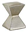 DuVerre 5/8" (16mm) Forged 2 Small Square Cabinet Knob (Satin Nickel)
