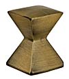 DuVerre 1-1/8" (29mm) Forged 2 Large Square Cabinet Knob (Antique Brass)