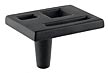 DuVerre 1-3/4" (44mm) Marcel - Single Post Cabinet Knob (Black Matte)