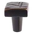 DuVerre 1" (25mm) Jeff Goodman Collection Large Square Cabinet Knob (Oil Rubbed Bronze)