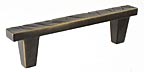 DuVerre 3" (76mm) Center-to-Center Jeff Goodman Collection Square Cabinet Pull (Oil Rubbed Bronze)