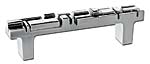 DuVerre Offset 3-3/4" (96mm) Center-to-Center Cabinet Pull (Polished Chrome)