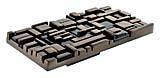DuVerre Offset 5" (128mm) Rectangle Cabinet Pull (Antique Brass)