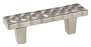 DuVerre Pomegranate 1-7/8" (48mm) Center-to-Center Cabinet Pull (Satin Nickel)