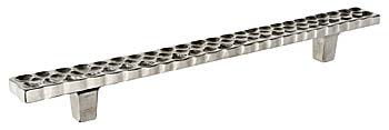 DuVerre Pomegranate 6" (152mm) Center-to-Center Cabinet Pull (Satin Nickel)