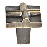 DuVerre 1" (25mm) Rio - Small Cabinet Knob (Antique Brass)