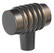 DuVerre 1-1/4" (32mm) Stacked Cabinet Knob (Oil Rubbed Bronze)