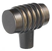 DuVerre 1-1/4" (32mm) Stacked Cabinet Knob (Oil Rubbed Bronze)