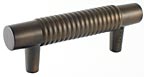 DuVerre 3" (76mm) Center-to-Center Stacked Cabinet Pull (Oil Rubbed Bronze)