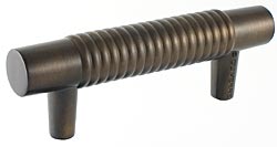 DuVerre 3" (76mm) Center-to-Center Stacked Cabinet Pull (Oil Rubbed Bronze)