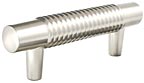DuVerre 3" (76mm) Center-to-Center Stacked Cabinet Pull (Satin Nickel)
