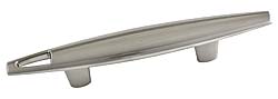 DuVerre 3" (76mm) Center-to-Center Tribal - Cabinet Pull (Satin Nickel)