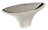 DuVerre 3-1/2" (89mm) Lotus - Oval Cabinet Knob (Polished Nickel)