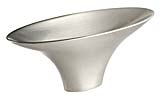 DuVerre 3-1/2" (89mm) Lotus - Oval Cabinet Knob (Satin Nickel)