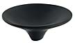DuVerre 3-1/4" (83mm) Lotus - Cabinet Knob (Black Matte)