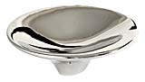 DuVerre 3-1/4" (83mm) Lotus - Cabinet Knob (Polished Nickel)