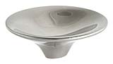 DuVerre 3-1/4" (83mm) Lotus - Cabinet Knob (Satin Nickel)