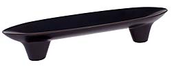 DuVerre 3-1/2" (89mm) Center-to-Center Lotus - Oval Cabinet Pull (Oil Rubbed Bronze)