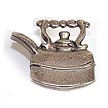 Emenee Kitchen 1-5/8" (41mm) Teapot Cabinet Knob (Antique Matte Silver)