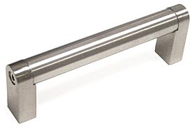 Epco Stainless Steel 3-3/4" (96mm) Center-to-Center Cabinet Pull(Brushed Stainless)